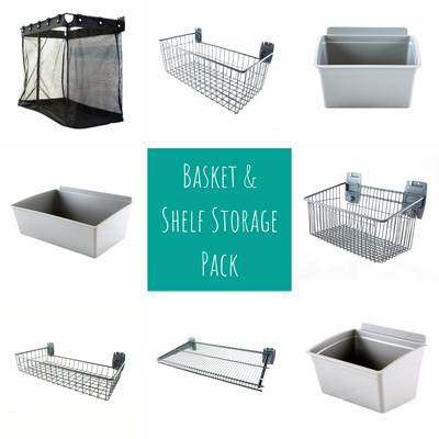 Basket & Shelf Storage Pack