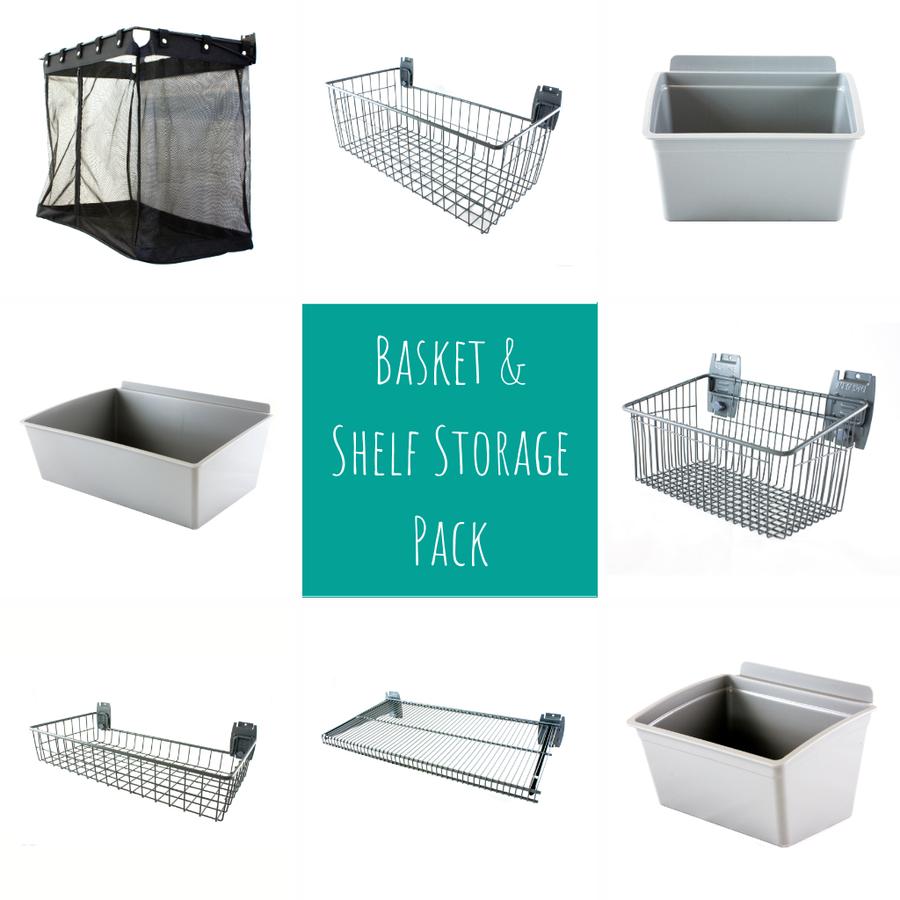 Basket & Shelf Storage Pack