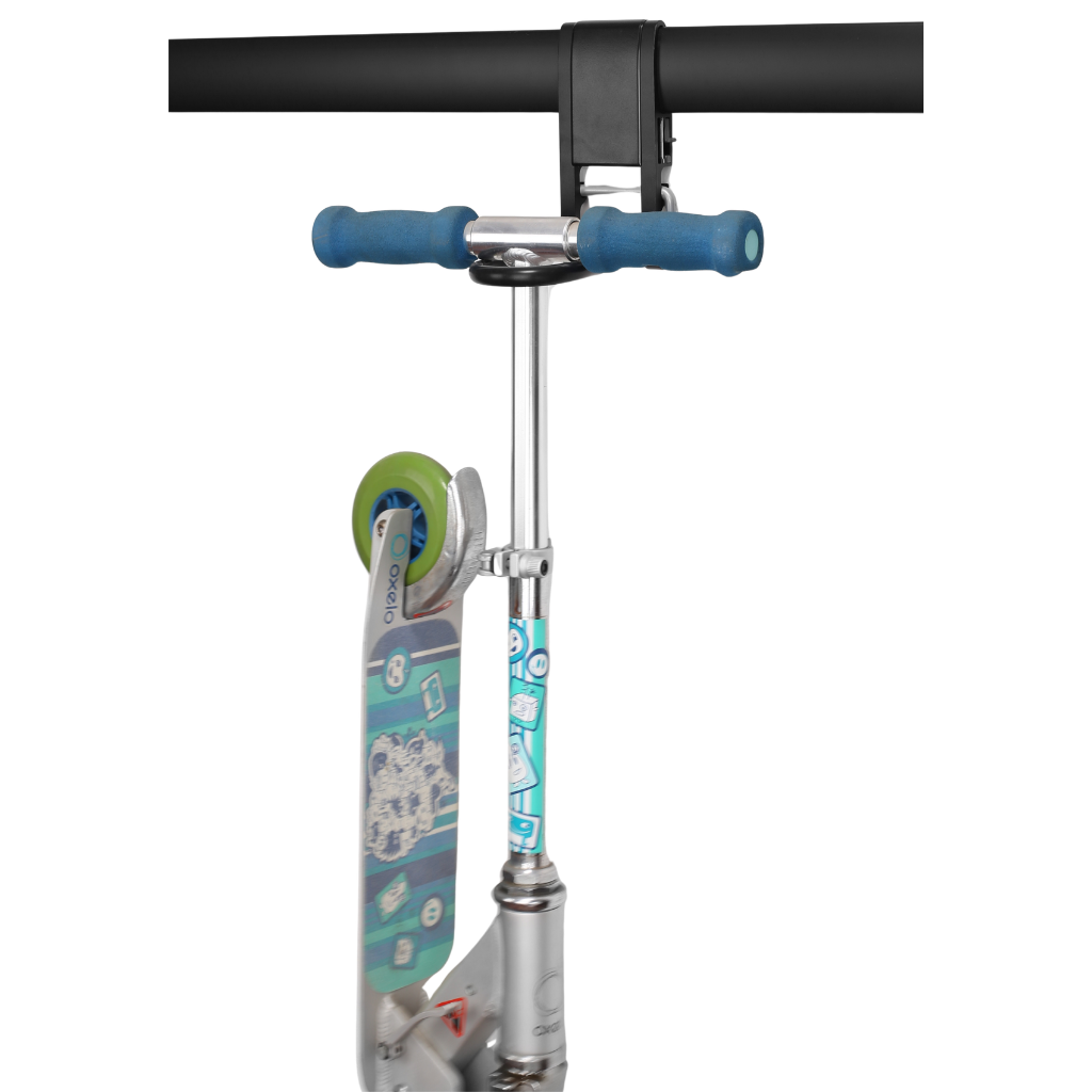 DuraTrax - Black Open Horizontal Hook Holding Hanging Scooter