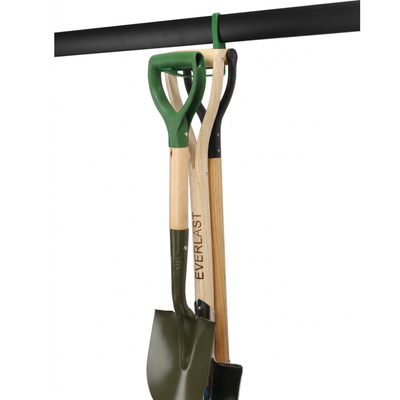 DuraTrax Large Single L Hook hanging spades - Black