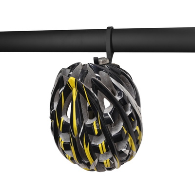 DuraTrax Single J Hook holding helmet - Black