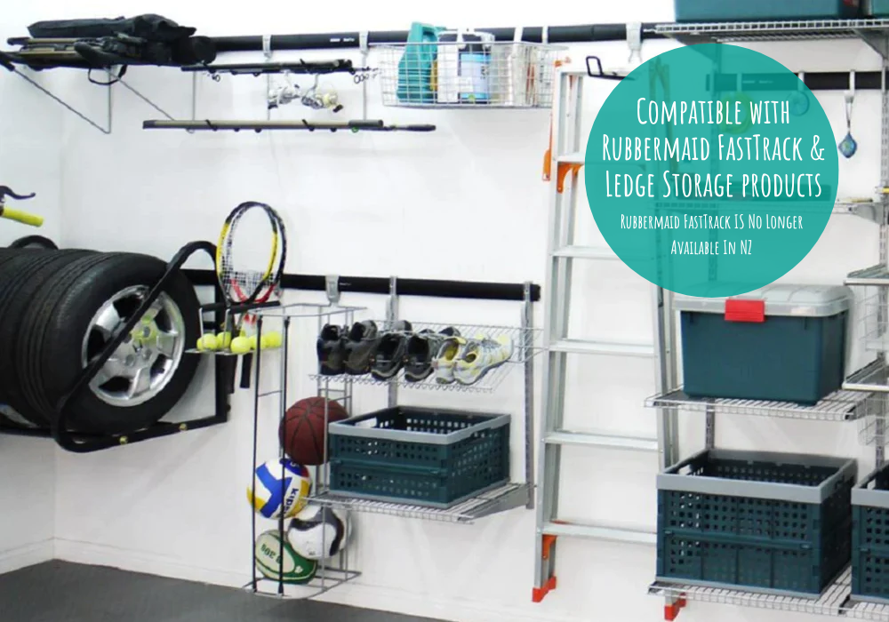 Duratrax Compatible with Rubbermaid FastTrack & Ledge Storage System NZ